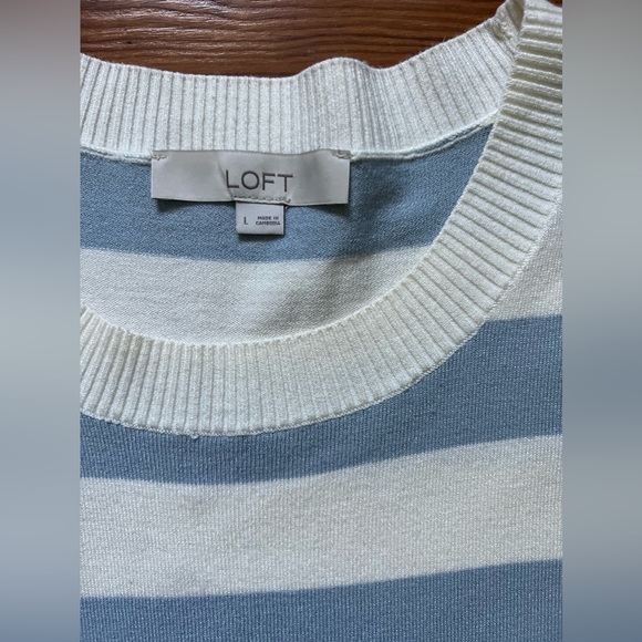 Striped Pocket Tunic Sweater - Picture 5 of 7